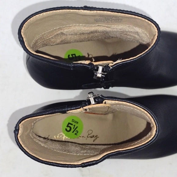 American Rag Women's Hayes Leather Block Heel Boots - Picture 5 of 10